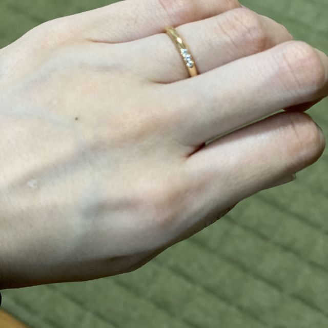 【ティファニー(Tiffany & Co.)の口コミ】 ピンクゴールドの指輪が欲しく探していたのがきっかけです。リングの幅も…