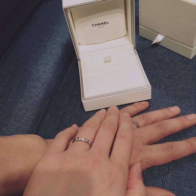 【シャネル(CHANEL)の口コミ】 広告で見て、結婚指輪はこれ！と前々から決めていました。本物はキラキラ…