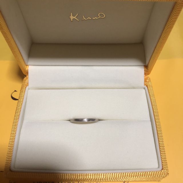 【ケイウノ ブライダル(K.UNO BRIDAL)の口コミ】 木目調の指輪にしたくて探していた所、こちらで取扱いをされているという…