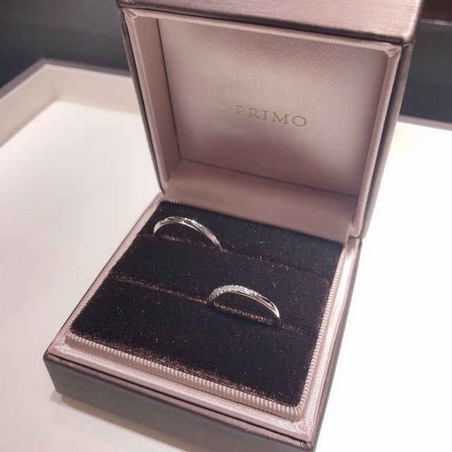 【アイプリモ(I-PRIMO)の口コミ】 細身のシルエットなのにウェーブがある指輪があり、他のブランドにはなか…