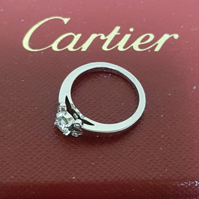 【カルティエ(Cartier)の口コミ】 婚約期間だけでなく、日常使いもできる指輪を探していました。一般的な、…