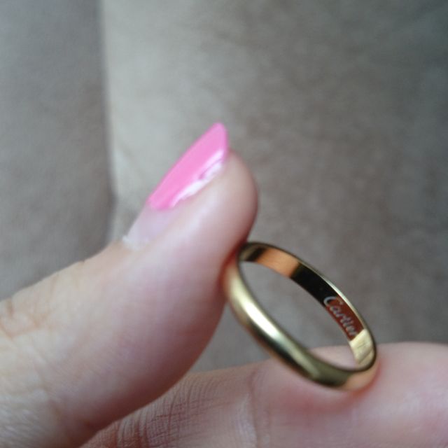 【カルティエ(Cartier)の口コミ】 まず色が気に入りました。ゴールドは珍しいし、イエローゴールドは明るい…
