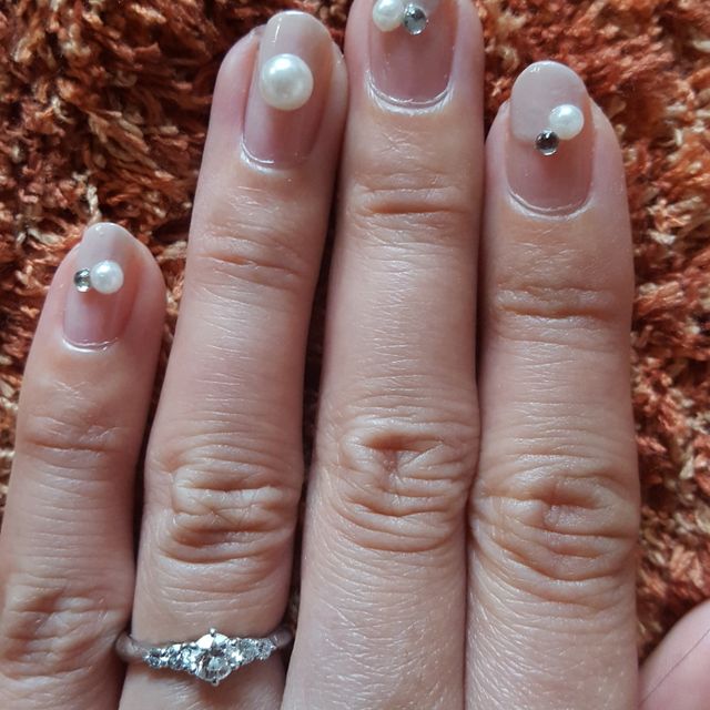 【ジュエリーツツミ(JEWELRY TSUTSUMI)の口コミ】 セットリングだったので、一緒につけるときれいにマッチし3wayの付け方が…