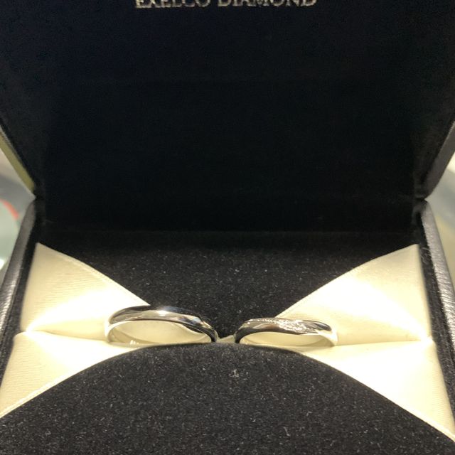 【エクセルコダイヤモンド(EXELCO DIAMOND)の口コミ】 他店舗での購入も考えていましたが、同じようなデザインでも価格が抑えら…