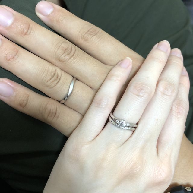 【銀座ダイヤモンドシライシの口コミ】 もともと雑誌で見て決めていたウェーブラインにしました。毎日身に付ける…