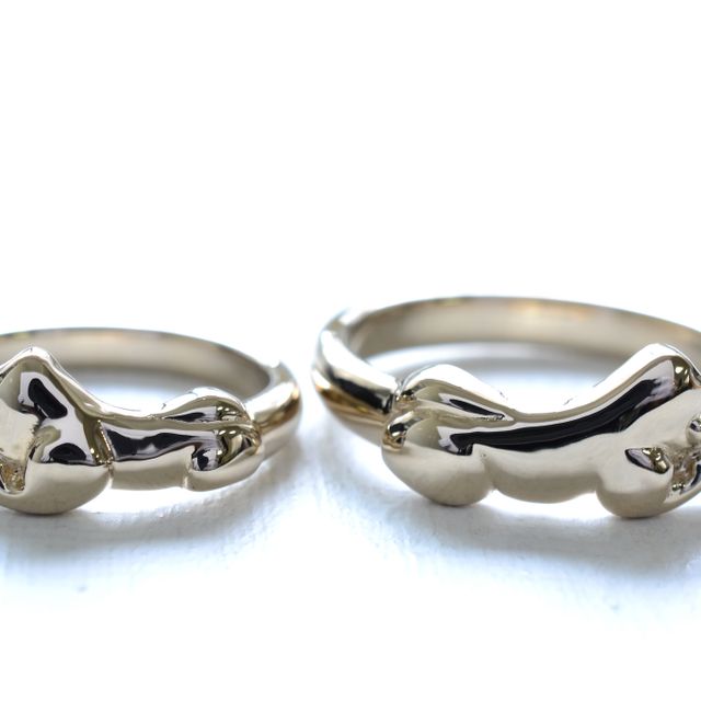 【湘南彫金工房 andfuseの口コミ】 2人で手作りしたいと思っていました。2人が好きなゴリラを入れたく、難し…