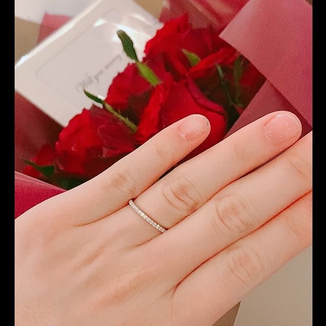 【アイプリモ(I-PRIMO)の口コミ】 大きな石がついていると普段使いしにくいと伝えていたため、エタニティリ…