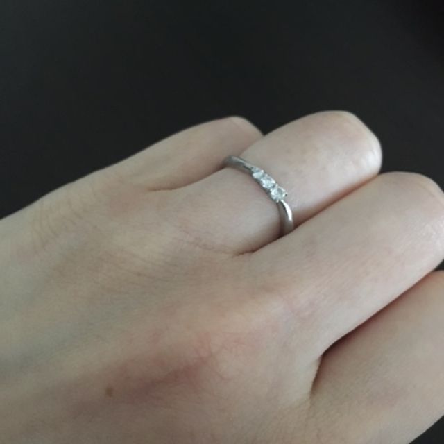 【エクセルコダイヤモンド(EXELCO DIAMOND)の口コミ】 デザインが自分に合っていたことと、最終的に旦那が「うん、これがいちば…