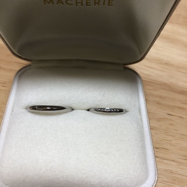 【MACHERIE(マシェリ)の口コミ】 基本私が決めて、旦那さんはセットリングでいいと言ってくれました。婚約…