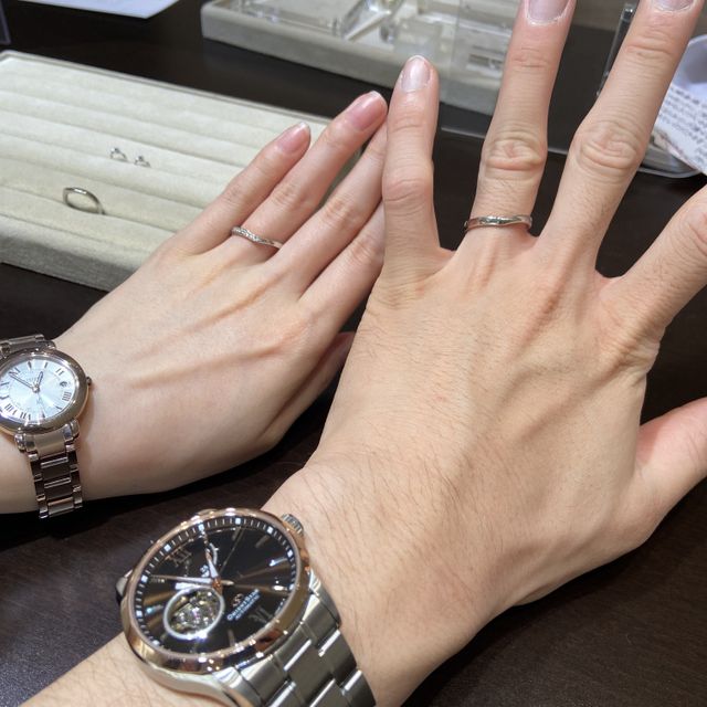 【TRECENTI(トレセンテ)の口コミ】 ダイヤモンドがいっぱい付いていたにもかかわらず、派手すぎない感じがと…