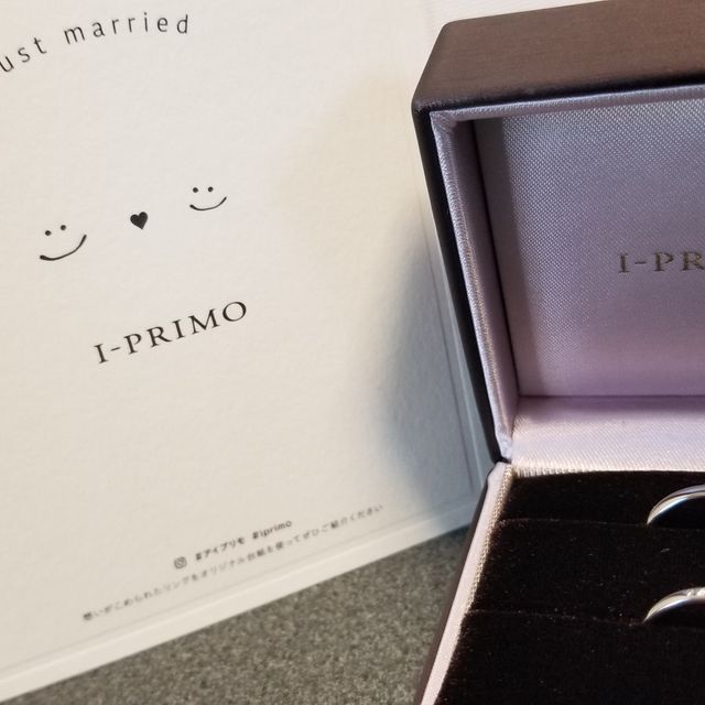 【アイプリモ(I-PRIMO)の口コミ】 付き合い始めぐらいに、ねじりデザインのペアリングを購入しており、結婚…