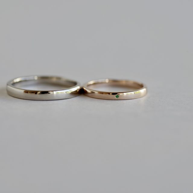 【hitotsuchi(ヒトツチ)の口コミ】 指輪のデザインパターンをいくつも見せていただきました。当初はシンプル…