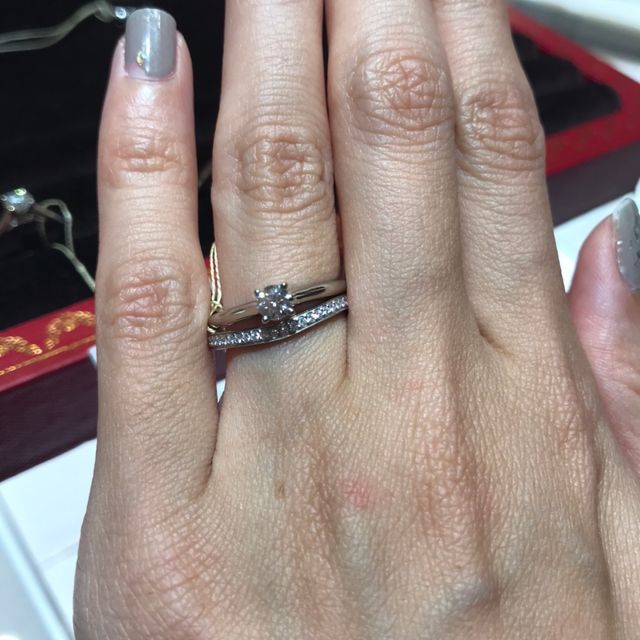 【カルティエ(Cartier)の口コミ】 憧れのCartier、指輪へのこだわりやストーリーも教えてくださり気持ちが高…