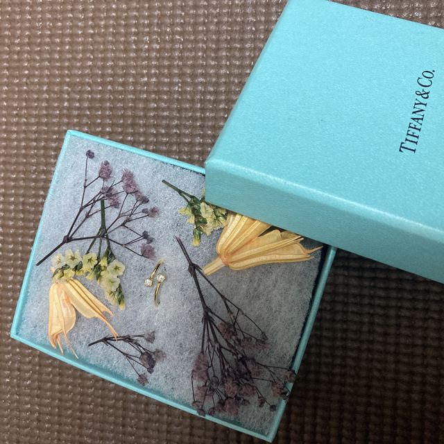 【ティファニー(Tiffany & Co.)の口コミ】 デザインがとても可愛かったです！彼は王道のゆびわにしようとしてました…