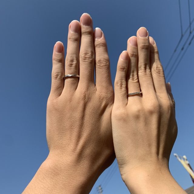 【4℃ BRIDAL(ヨンドシーブライダル)の口コミ】 最近はやりのウェーブ型にしました。
(雑誌で読んで可愛いと思っていてウ…