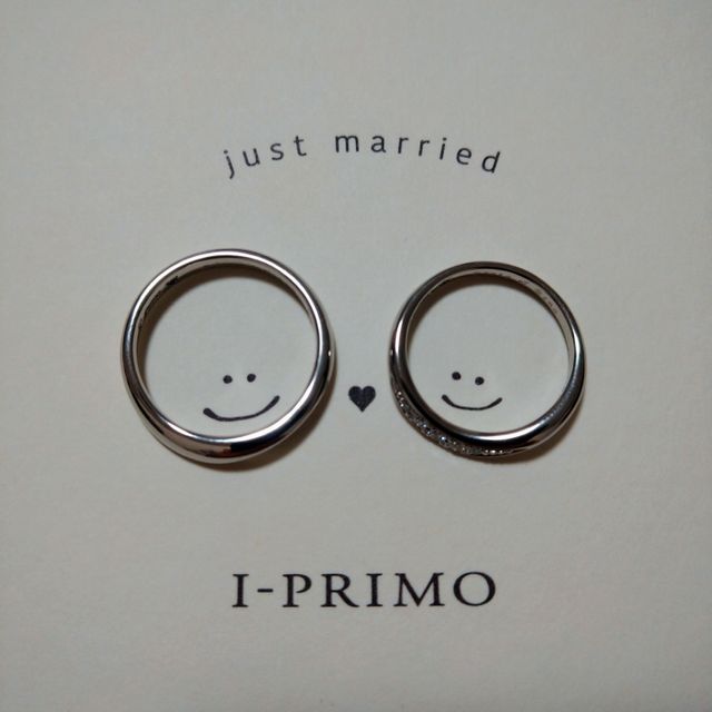 【アイプリモ(I-PRIMO)の口コミ】 アポロという指輪を選んだのですが、あえてダイヤモンドを正面につけるの…