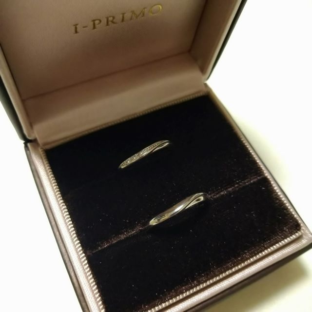 【アイプリモ(I-PRIMO)の口コミ】 アポロという指輪を選んだのですが、あえてダイヤモンドを正面につけるの…