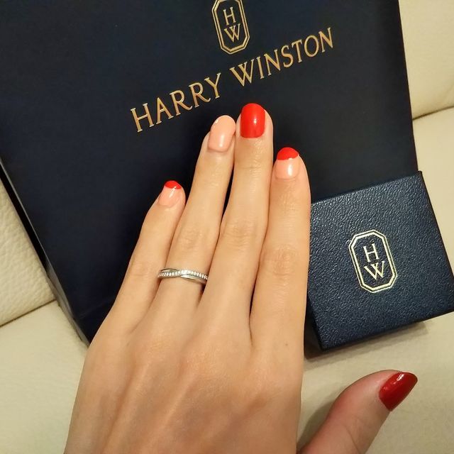 【ハリー・ウィンストン(Harry Winston)の口コミ】 指輪は絶対に憧れのハリー・ウィンストンにしようと、結婚前から主人と相…