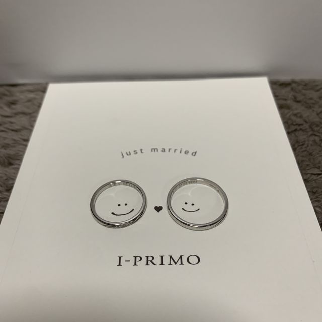 【アイプリモ(I-PRIMO)の口コミ】 婚約指輪もアイプリモで購入させて頂き結婚指輪もブランドがいいなと考え…