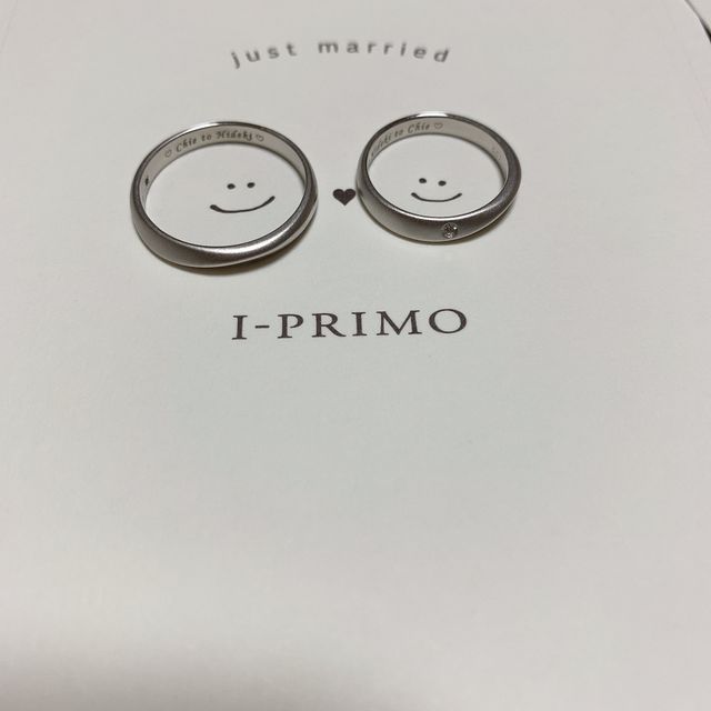 【アイプリモ(I-PRIMO)の口コミ】 お互いの指にフィットして今後傷とか
付いちゃうのも少し心配してたんです…