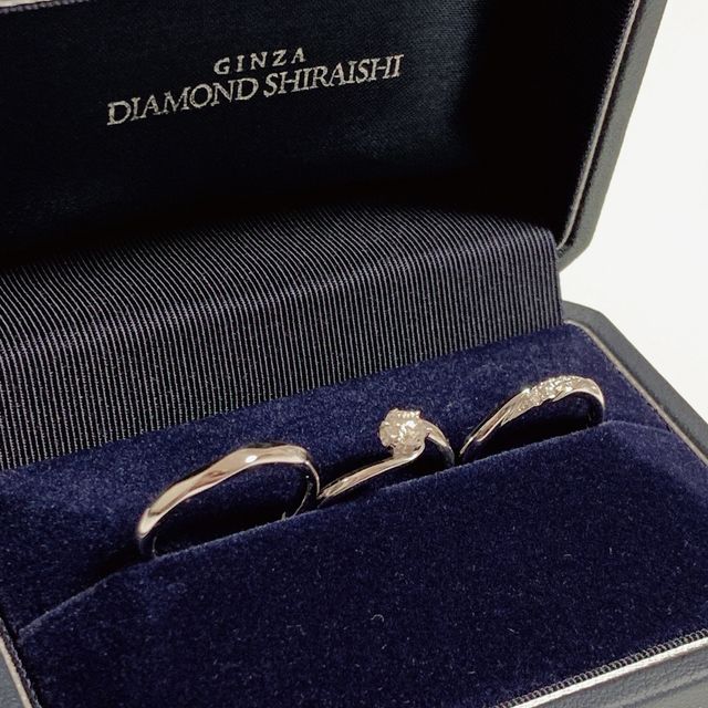 【銀座ダイヤモンドシライシの口コミ】 とてもつけ心地が良く、ダイヤモンドも上品で一目惚れです。つけた時の第…