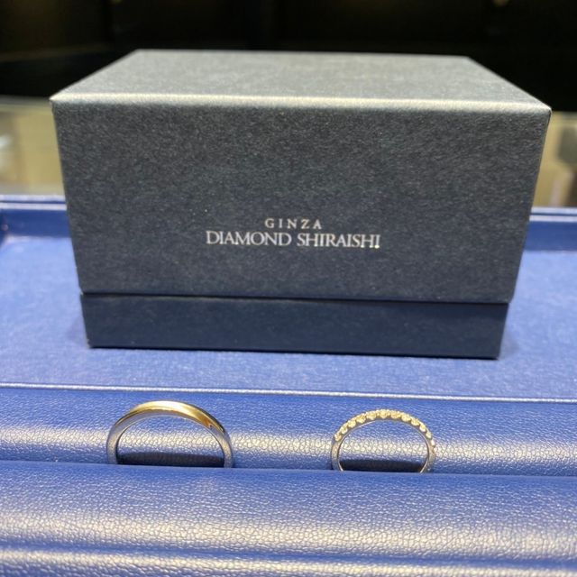 【銀座ダイヤモンドシライシの口コミ】 2人が求めていたデザインであり、店員さんも親身になって話を聞いていただ…