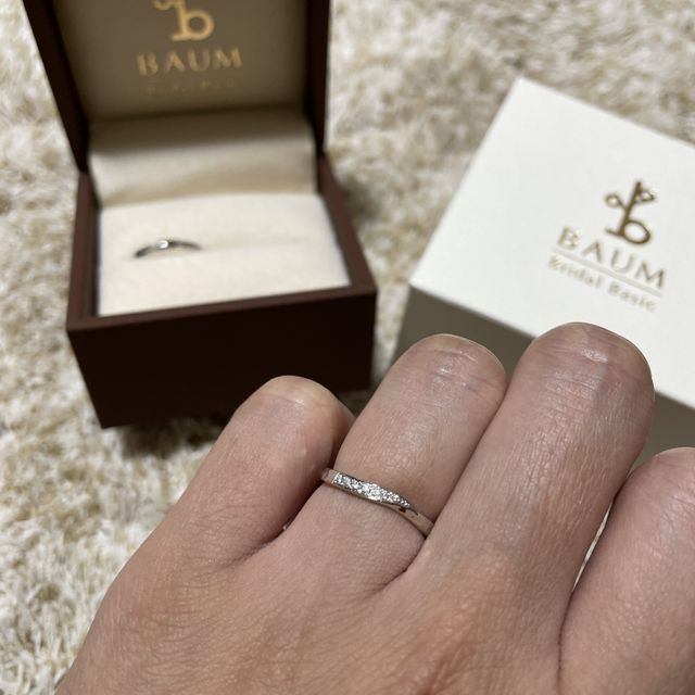 【BAUM(バーム)の口コミ】 カジュアルなデザインでストーンがついている指輪を欲しく探しており、JK…