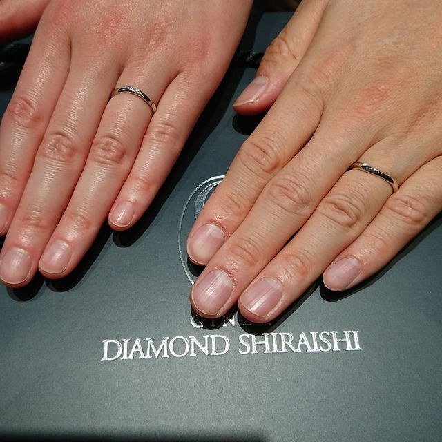 【銀座ダイヤモンドシライシの口コミ】 指輪の付け心地と、デザイン、アフターフォローが指輪の決め手です。また…