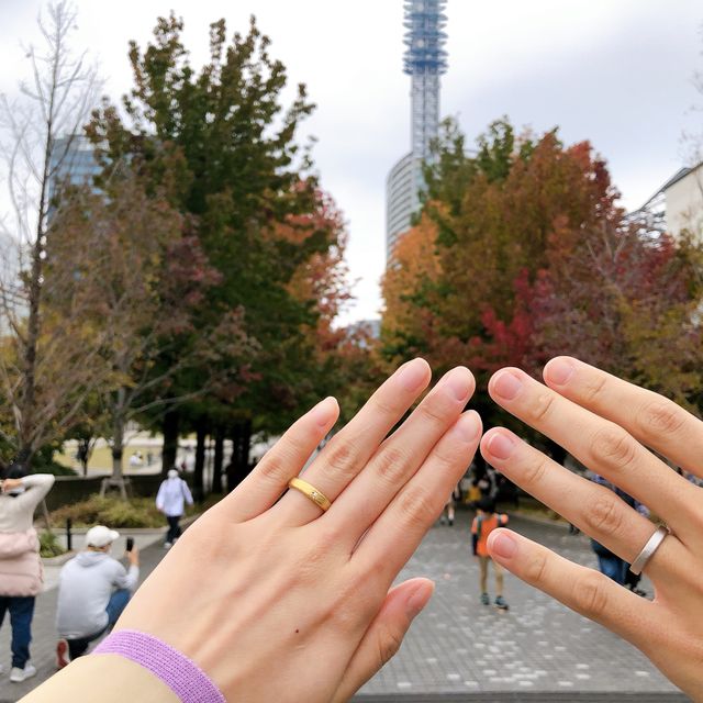 【YUKA HOJO(ユカホウジョウ)の口コミ】 指輪の色がプラチナだけではなく、イエローゴールドを選べたこと。つや消…