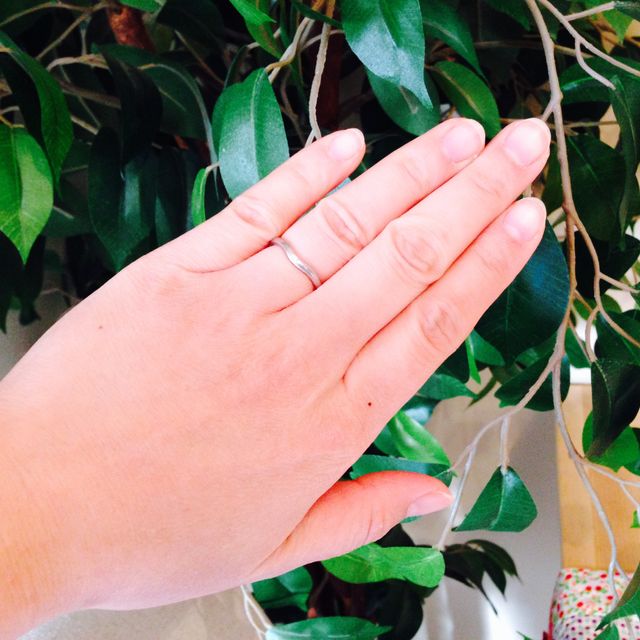 【ティファニー(Tiffany & Co.)の口コミ】 私は指が太く短いタイプなので、出来れば少しでもスタイリッシュに見える…