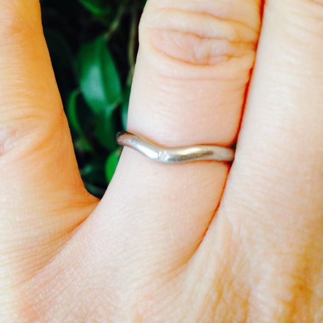 【ティファニー(Tiffany & Co.)の口コミ】 私は指が太く短いタイプなので、出来れば少しでもスタイリッシュに見える…