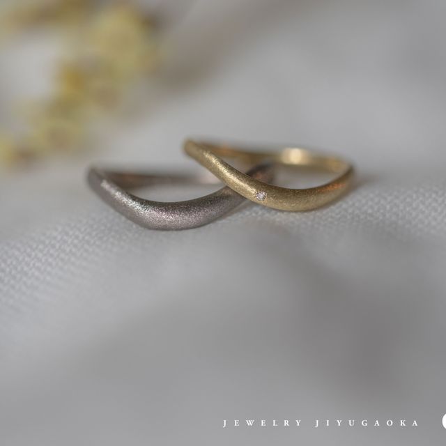 【Cayof(カヨフ)の口コミ】 HPで拝見した指輪のナチュラルな雰囲気が好みでした。特に明確なデザイン…