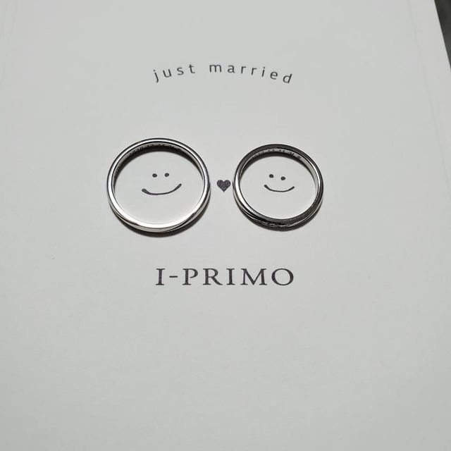 【アイプリモ(I-PRIMO)の口コミ】 結婚指輪の希望として
・シンプルで細身
・ダイヤは1石よりも3～5石くらい…