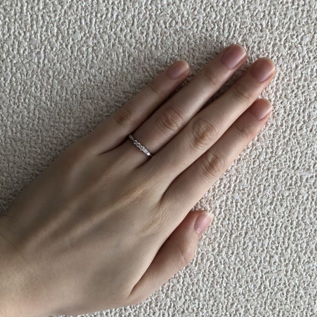 【アイプリモ(I-PRIMO)の口コミ】 婚約指輪がなかったので、ダイヤがあるものが良かったのですが、こちらは…