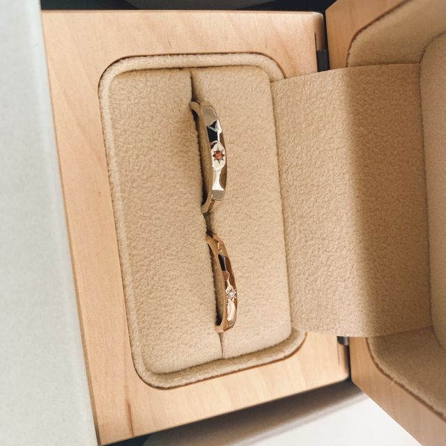 【uchimari(ウチマリ)の口コミ】 結婚指輪は絶対手作りがいいと思って、手作りできるところを探していまし…