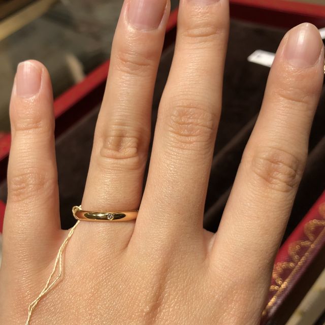 【カルティエ(Cartier)の口コミ】 なにより憧れだったブランドだったこと、シンプルでイエローゴールドの色…