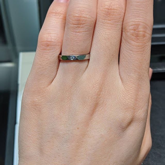 【ラザール ダイヤモンド(LAZARE DIAMOND)の口コミ】 彼とペアのデザインにするため見送りましたが、最後の最後まで悩んだデザ…