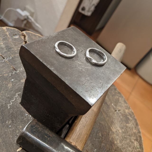 【Smith(工房スミス)の口コミ】 一生の記念の指輪なので折角だから一から作ってみたいと思い、より手作り…