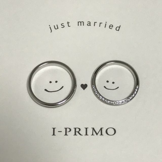 【アイプリモ(I-PRIMO)の口コミ】 婚約指輪は、緩やかなV字の形状が手をきれいに見せてくれるように感じて選…