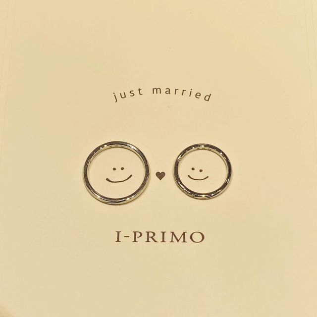 【アイプリモ(I-PRIMO)の口コミ】 指輪のデザインや指につけたときの感じが良く気に入りました。妻と選んだ…
