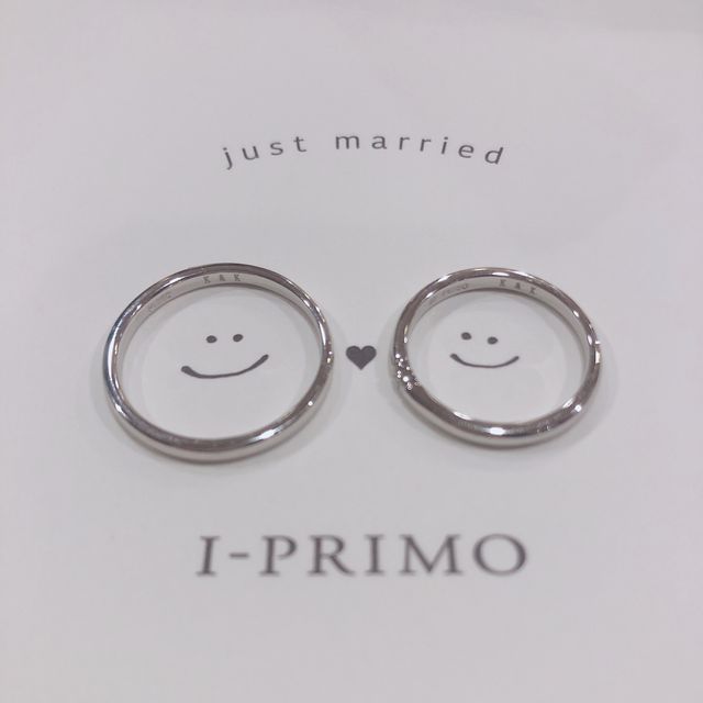 【アイプリモ(I-PRIMO)の口コミ】 2人とも指が華奢だったので、あまり太いゴツいものではなく、なるべく細め…