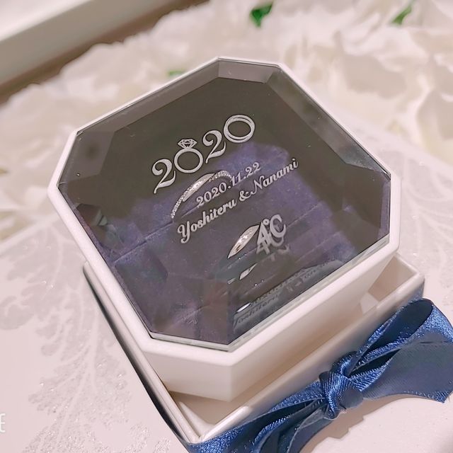 【4℃ BRIDAL(ヨンドシーブライダル)の口コミ】 色々な、デザインがあって、とても可愛く気に入りました
ガラスケースも可…