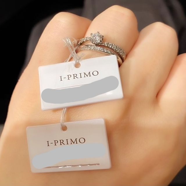 【アイプリモ(I-PRIMO)の口コミ】 シンプルなものから華やかなものまで様々な種類のリングを取り揃えていま…