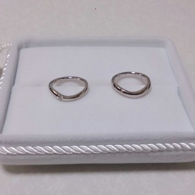 【TRECENTI(トレセンテ)の口コミ】 一つの原石から２つにカットされた《双子ダイヤモンド》に一目惚れして即…