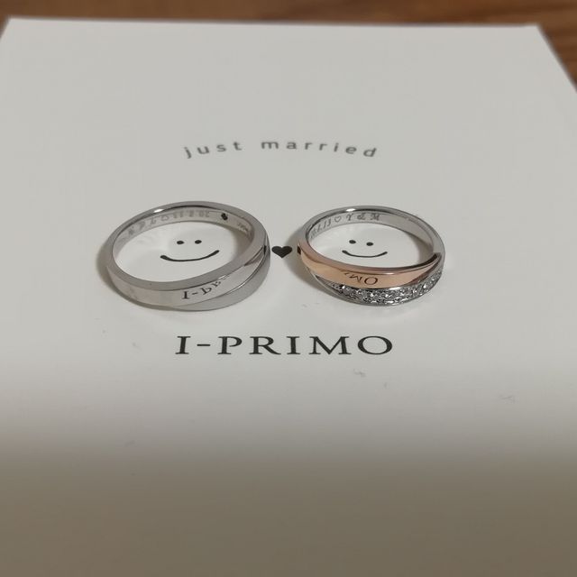 【アイプリモ(I-PRIMO)の口コミ】 デザインに一目惚れ！ピンクゴールドの指輪に憧れていたので、とても良か…