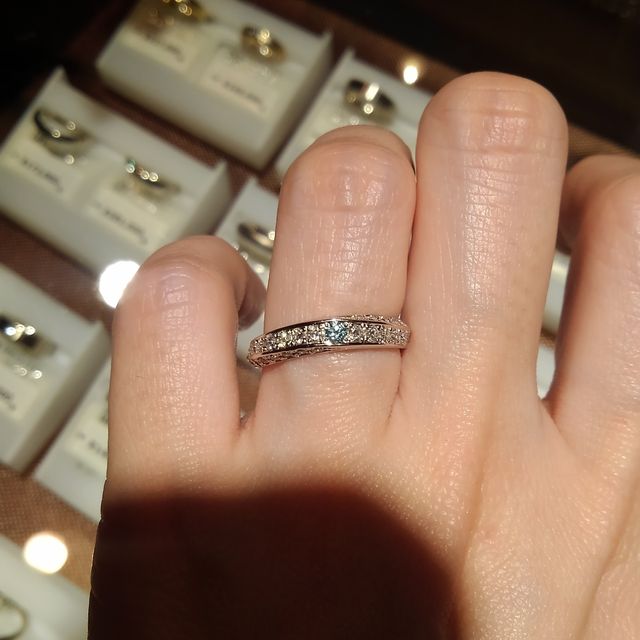 【PROPOSE(プロポーズ)の口コミ】 一生物の指輪に出会いました。婚約指輪にも見えるような指輪が欲しかった…