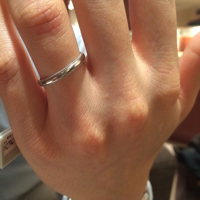 【ティファニー(Tiffany & Co.)の口コミ】 結婚指輪は、他のブランドに比べ女性向けのものが多いような気がしました…