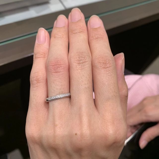 【アイプリモ(I-PRIMO)の口コミ】 一番の決め手は、元々欲しかったミル打ちのハーフエタニティだったからで…