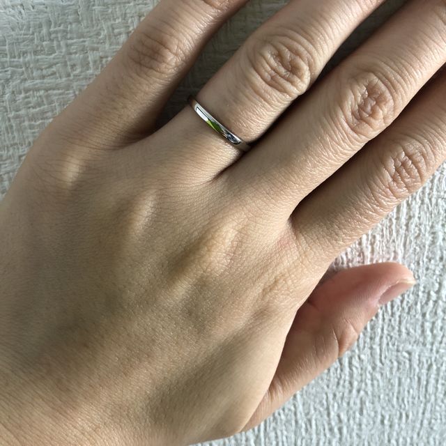 【銀座ダイヤモンドシライシの口コミ】 一生身に付ける指輪なので、上質なものがbestだと思いました。インターネ…