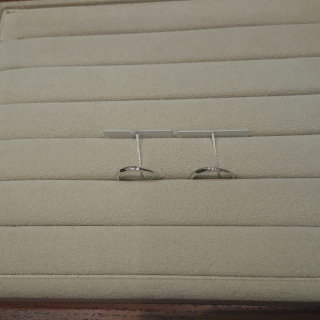 【TRECENTI(トレセンテ)の口コミ】 デザインがとても良かったです。細さもちょうど良く、ダイヤモンドが入っ…